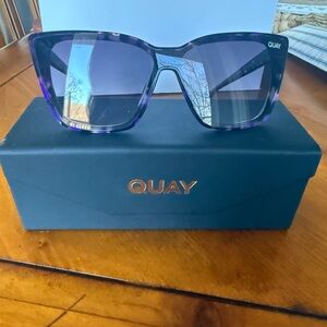 Quay Australia Confidential Purple Tortoise  sunglasses